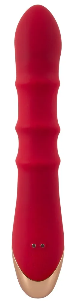 You2Toys Double Bunny - Wibrator królik, Czerwony, 23.7 cm