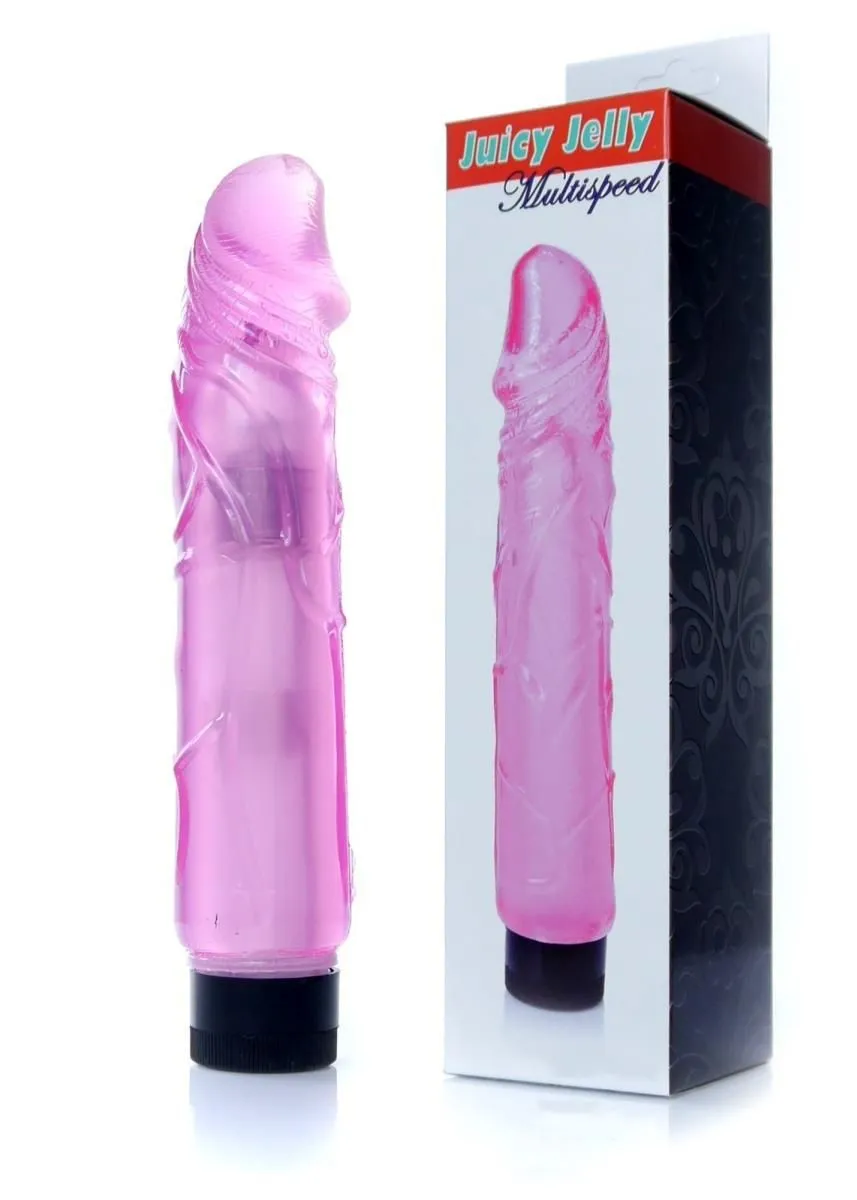 Вібратор B - Series EasyLove Juicy Jelly, 22 см (рожевий)