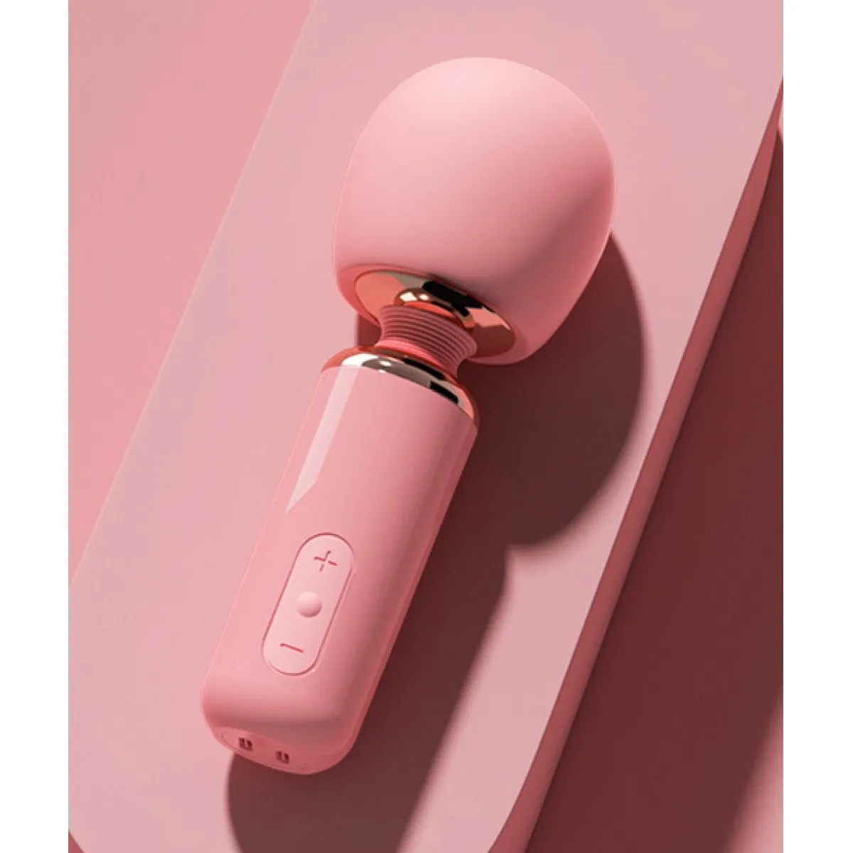 Вибромассажер Qingnan No.5 Powerful Mini Wand, 18,3 см (розовый)