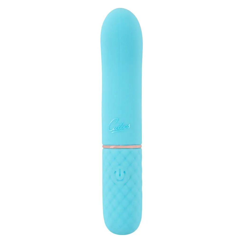 Вибратор Cuties Mini, 11.8 см (голубой)