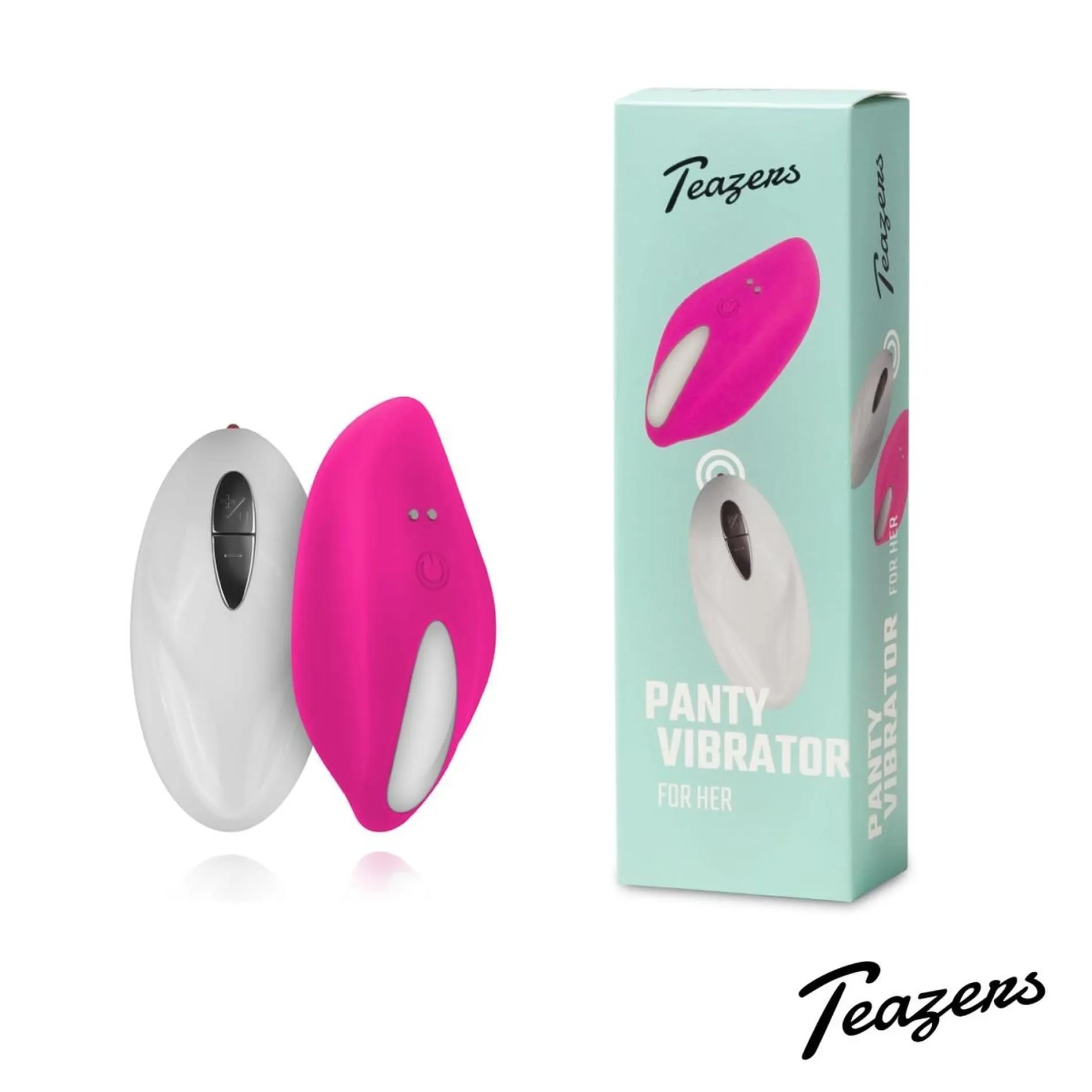 Teazers With Remote Control - Mini-wibrator, Różowy, 9 cm