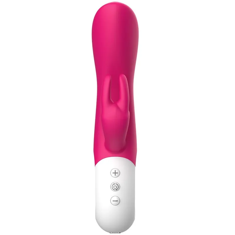 Вибратор-кролик Liebe Pleasure Toys Mighty Rechargeable Rabbit, 21.5 см (розовый)