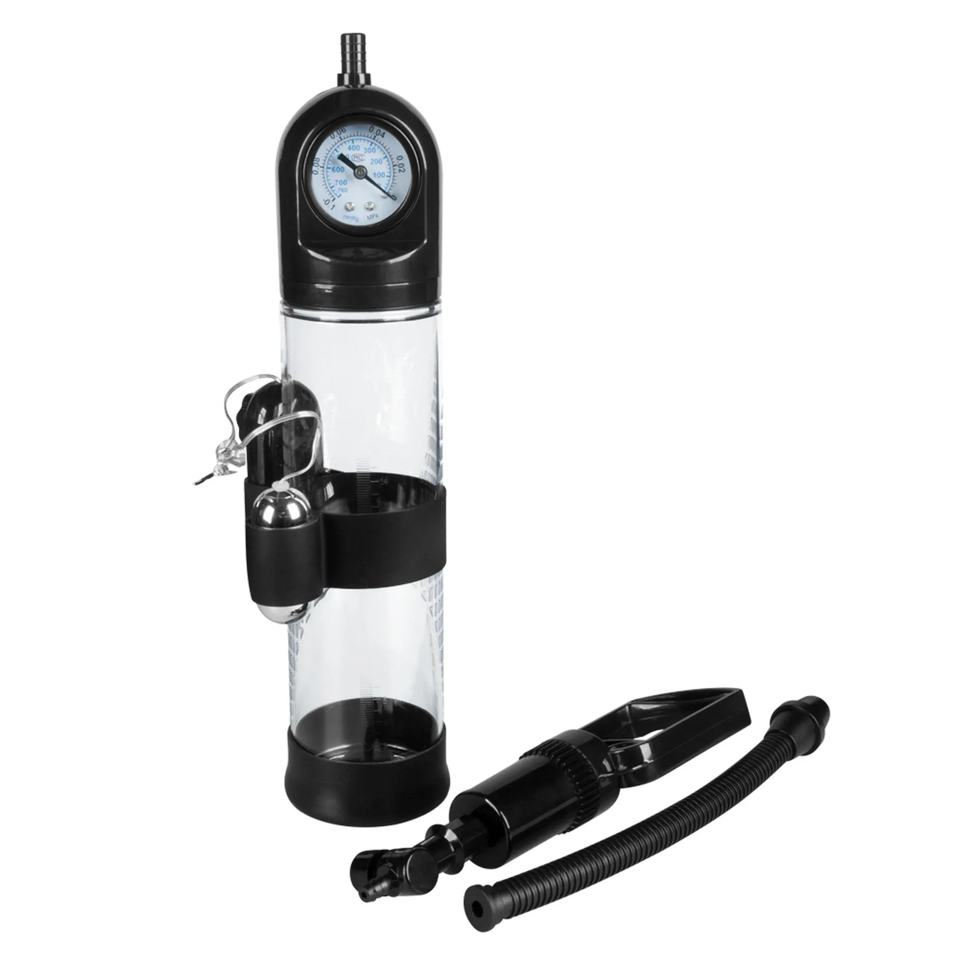 Помпа для пениса B - Series Power Powerpump Master Vibrating (прозрачный)