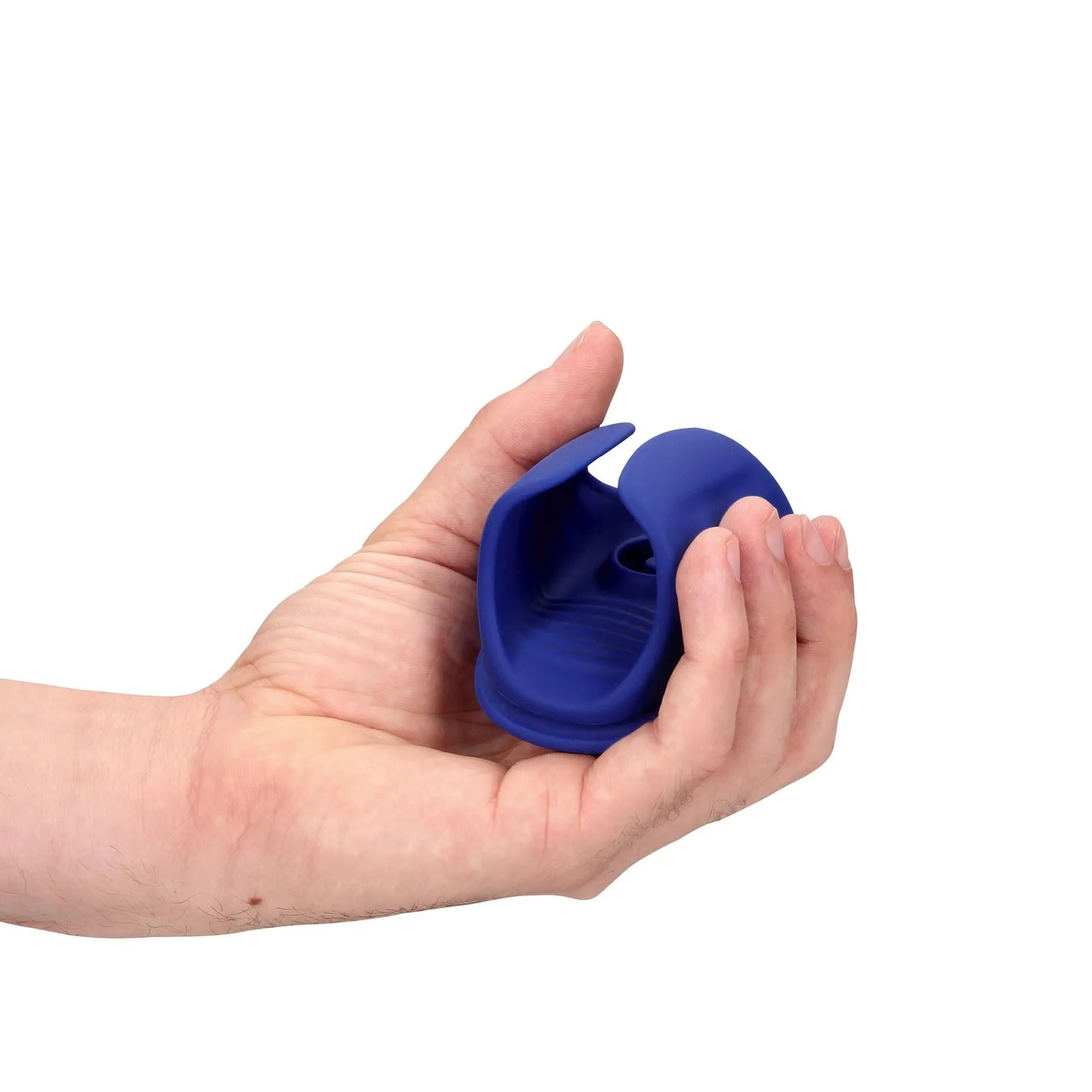 Мастурбатор з вібрацією Loveline Vibrating And Pulse Wave Stroker (синій)