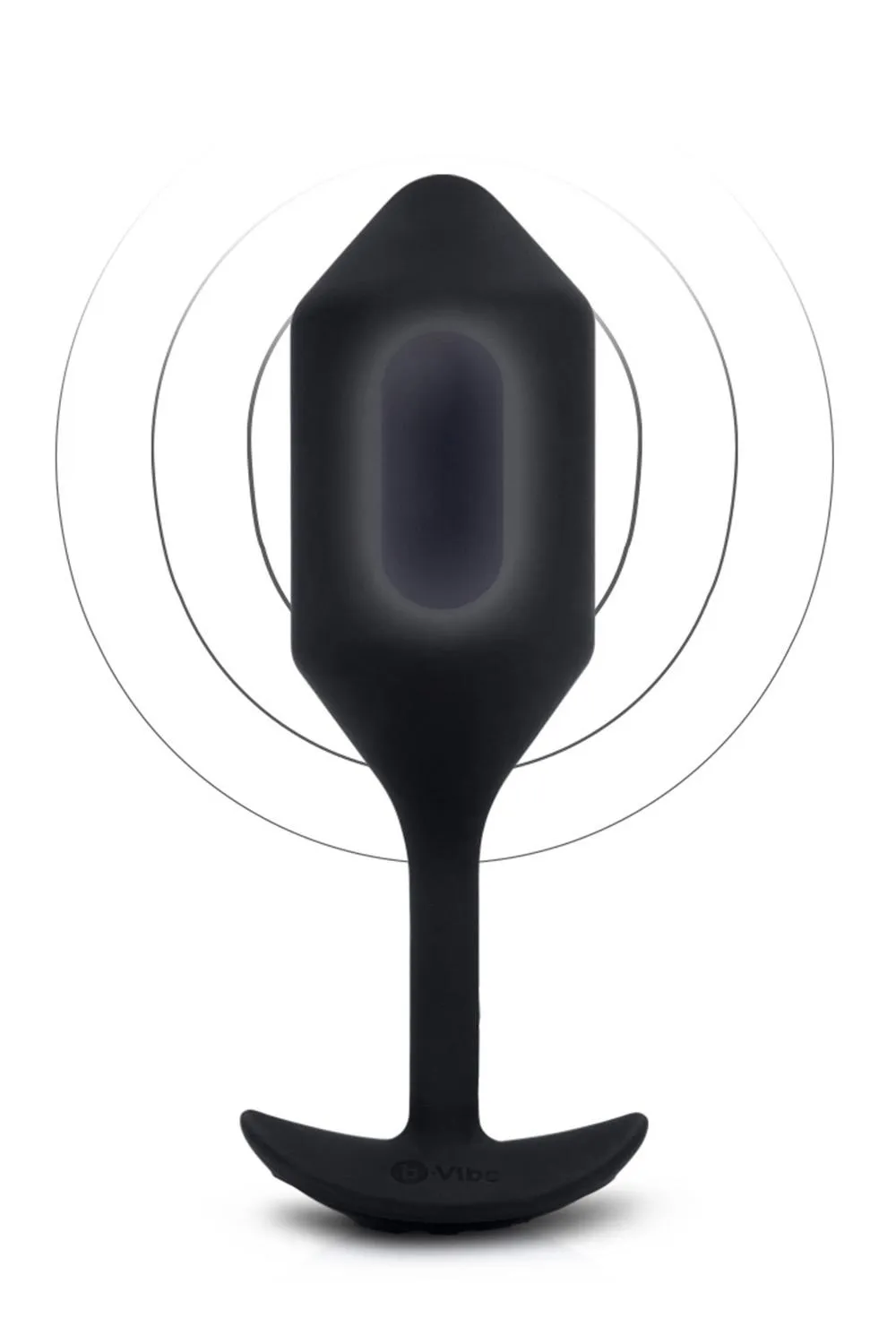 Анальная пробка с вибрацией B-Vibe Vibrating Snug Plug 4, 15 см (черный)