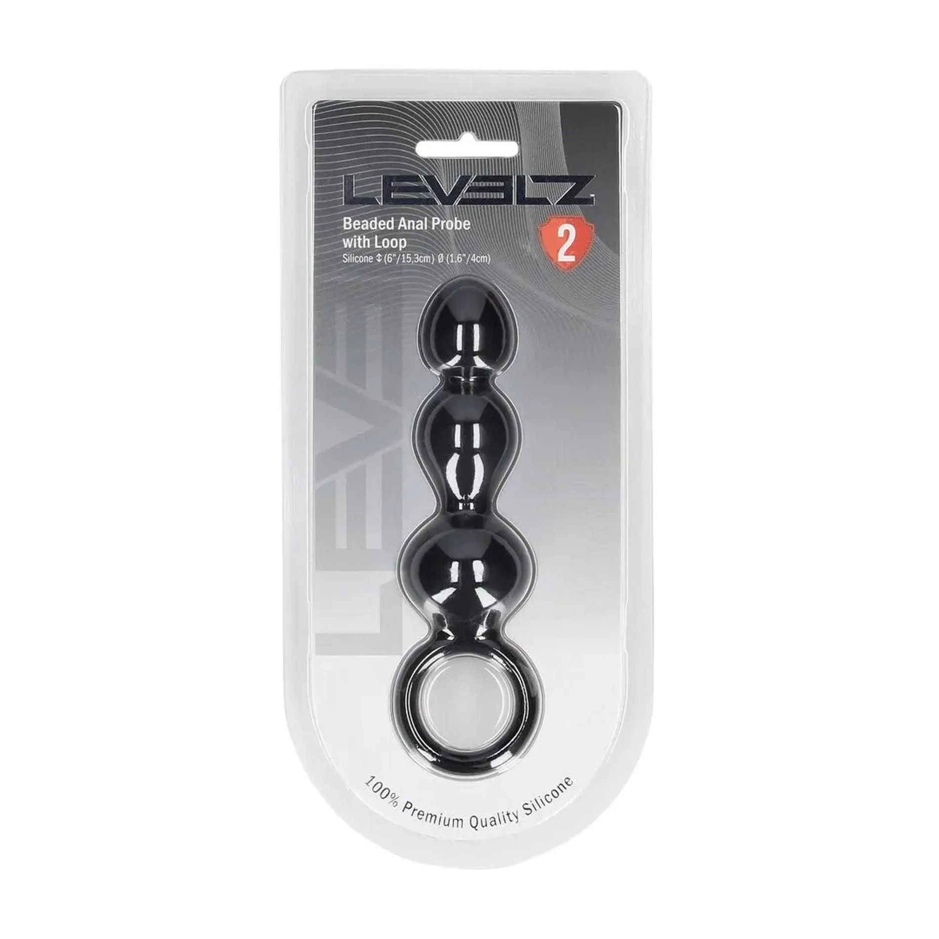 Shots Levelz - Korek analny, Czarny, 10.5 cm