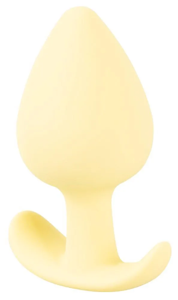 Cuties - Korek analny, Żółty, 6, 5 cm