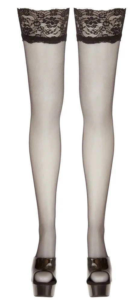 Cottelli LEGWEAR Hold-up Stockings - Pończochy, 4
