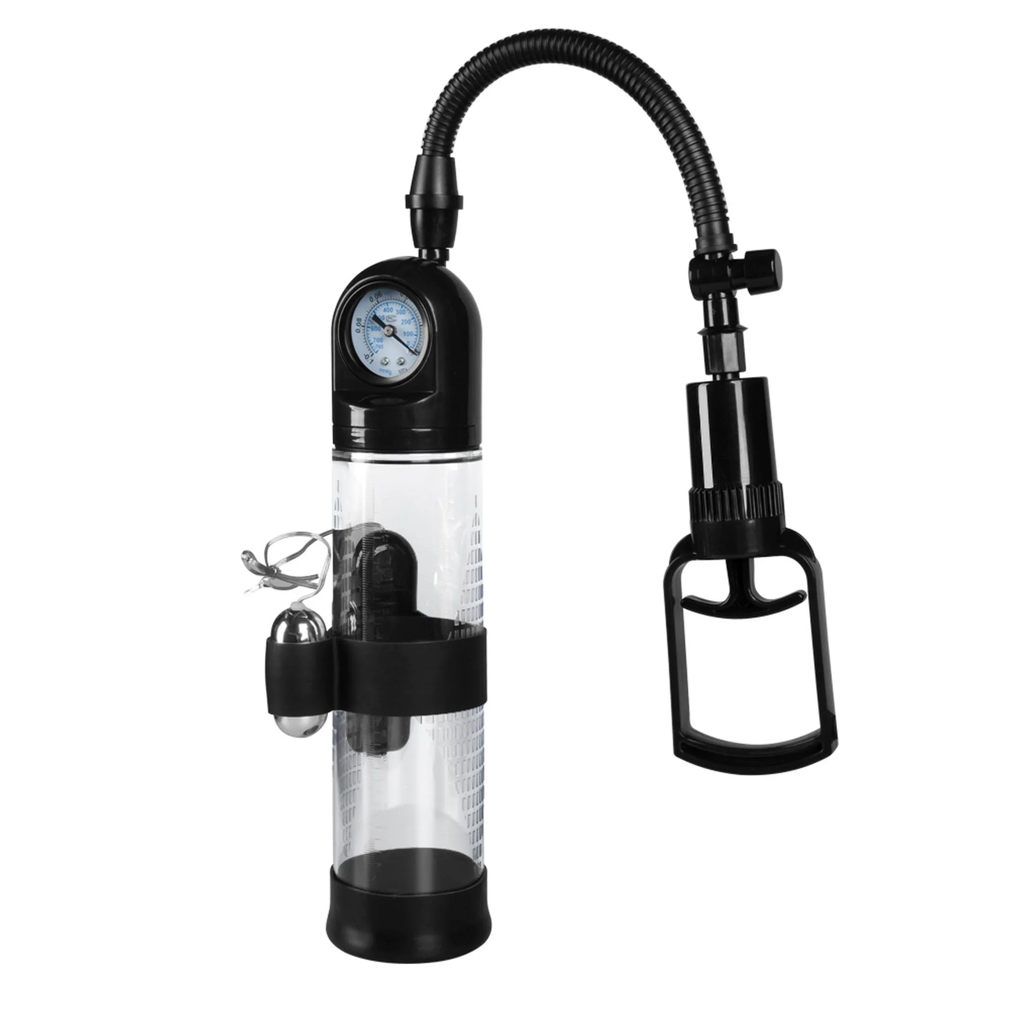 Помпа для пениса B - Series Power Powerpump Master Vibrating (прозрачный)