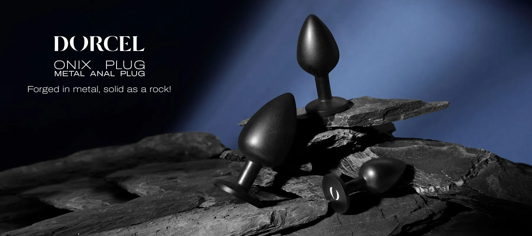 Анальная пробка Dorcel Onix Plug S, 7.1 см (черный)