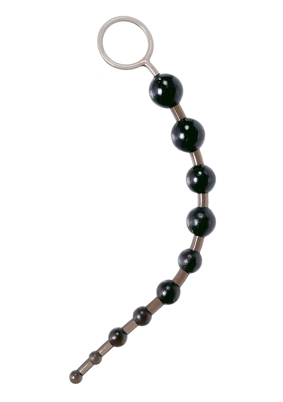 CalExotics X-10 Beads - Koraliki analne, Czarny, 28 cm