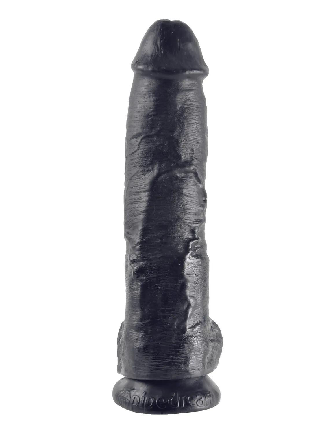 Фалоімітатор King Cock With Balls 10", 27 см (чорний)