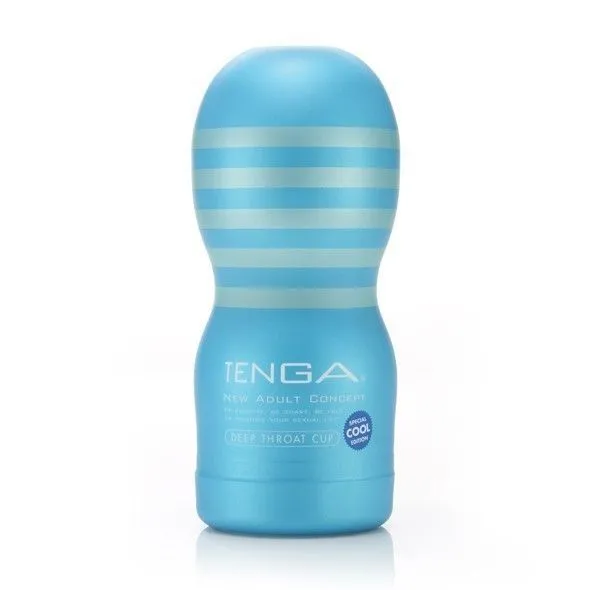 Мастурбатор Tenga Cool Edition Deep Throat Cup (голубой)