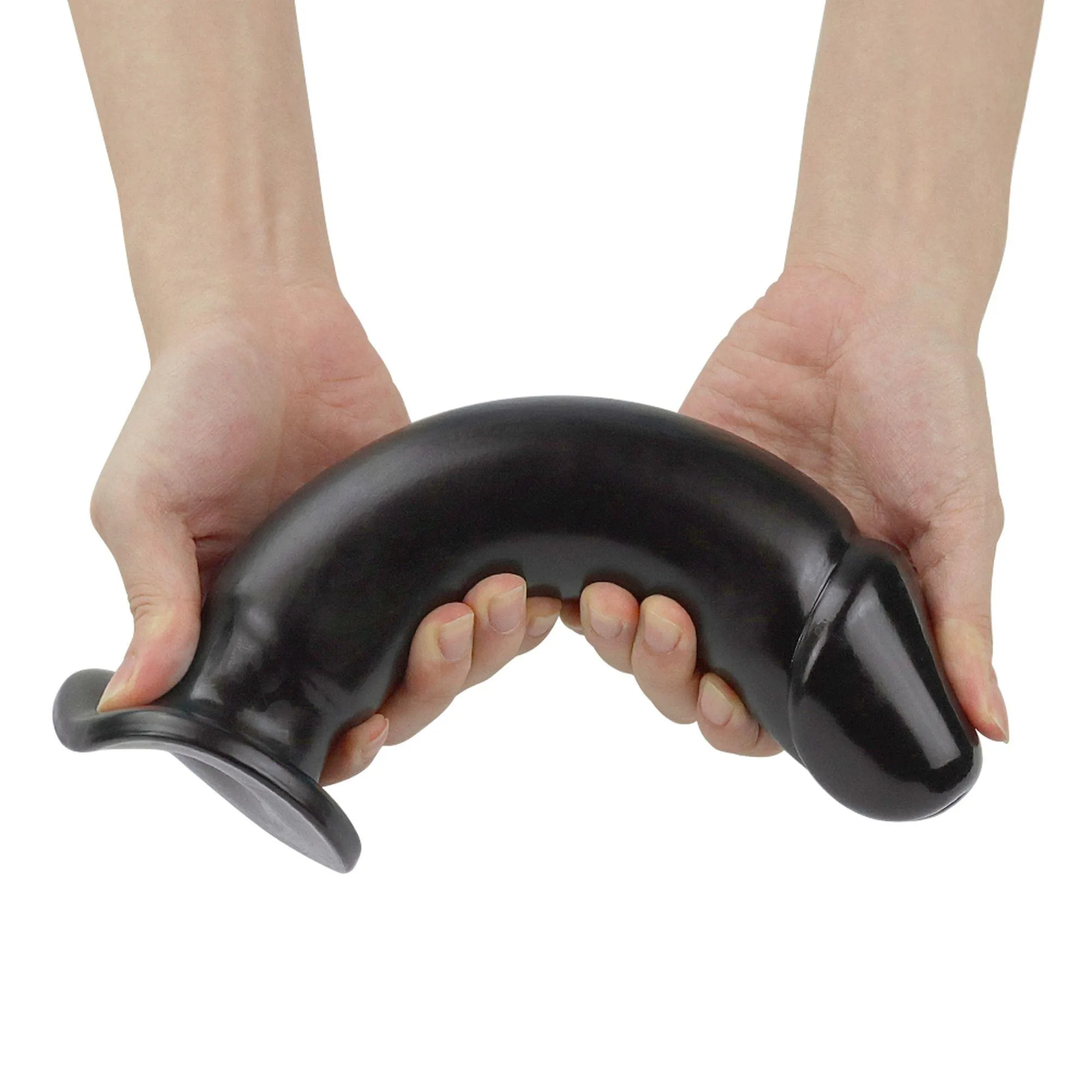 Большая анальная пробка LoveToy King-Sized,  23.5х5 см (чёрный)