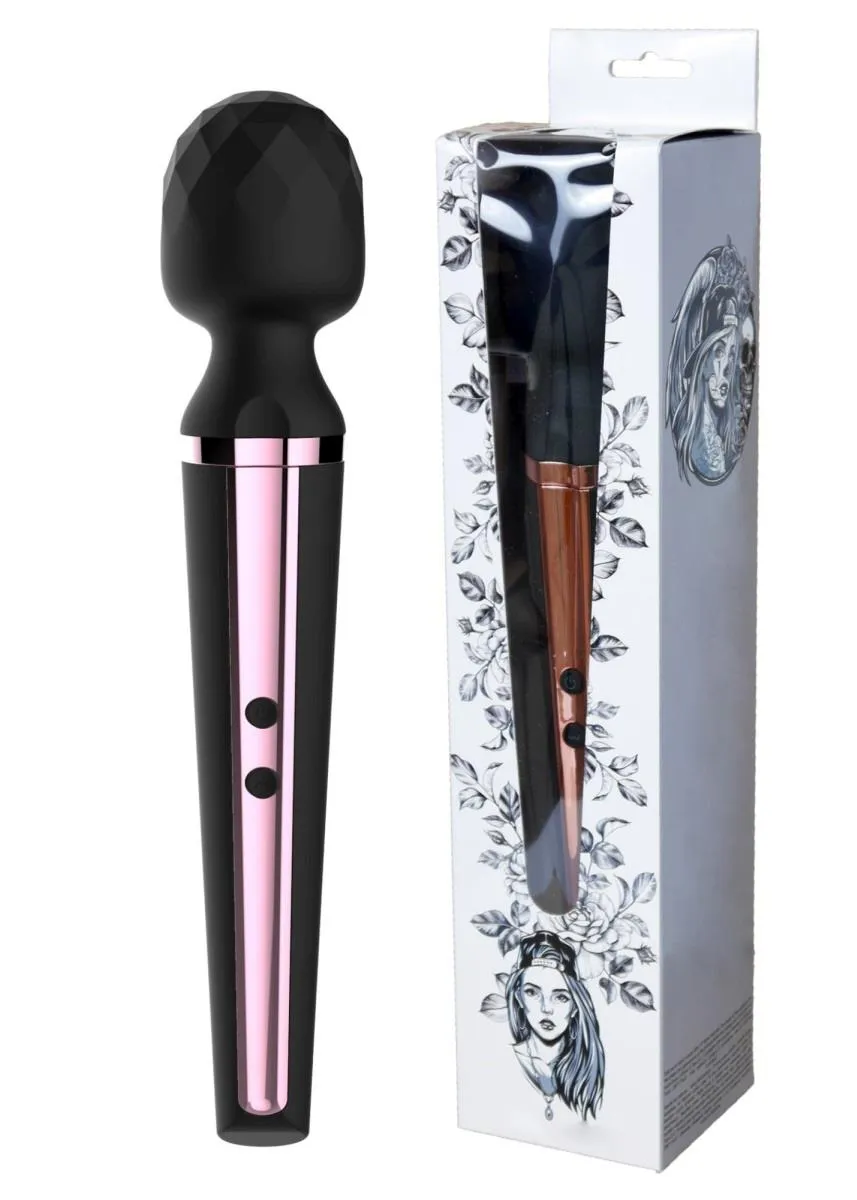 Вибромассажер B - Series Magic Massager Genius, 31.5 см (черный)