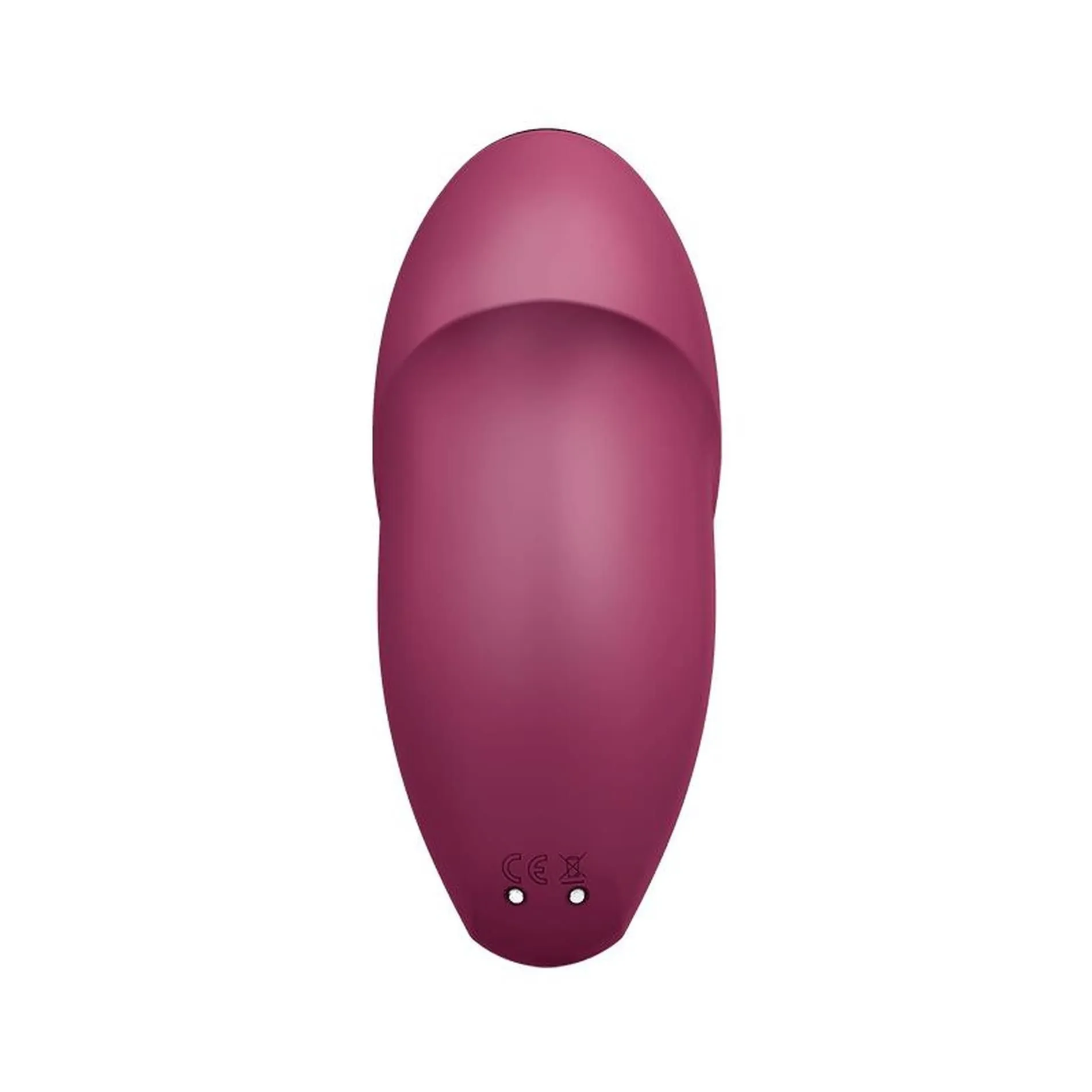 Вібратор для клітора Satisfyer Tap & Climax 1, 11 см (бордовий)