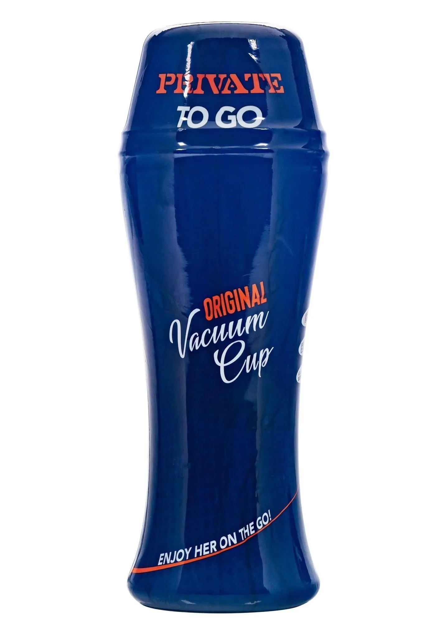 PRIVATE To Go Original Vacuum Cup - Masturbator, W kolorze cielistym, 21 cm