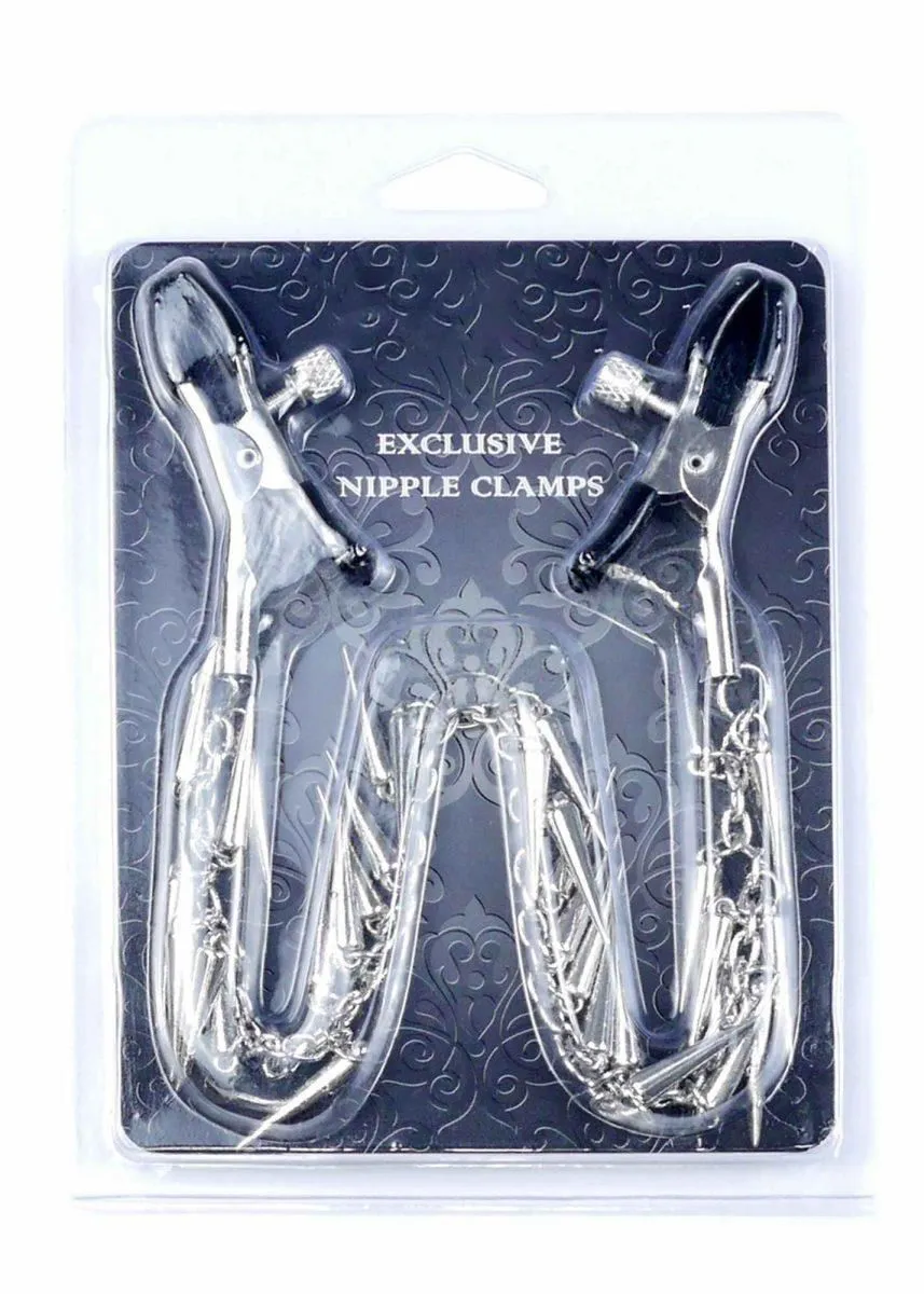 Зажимы для сосков Fetish B - Series Exclusive Nipple Clamps No.10 (серебристый)