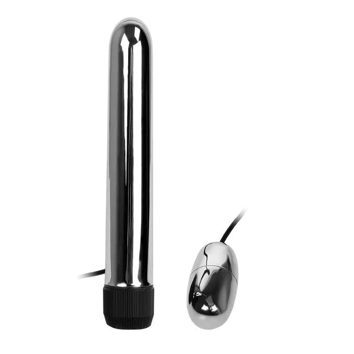 Вибратор Multiple Vibrator, 17 см (серебристый)