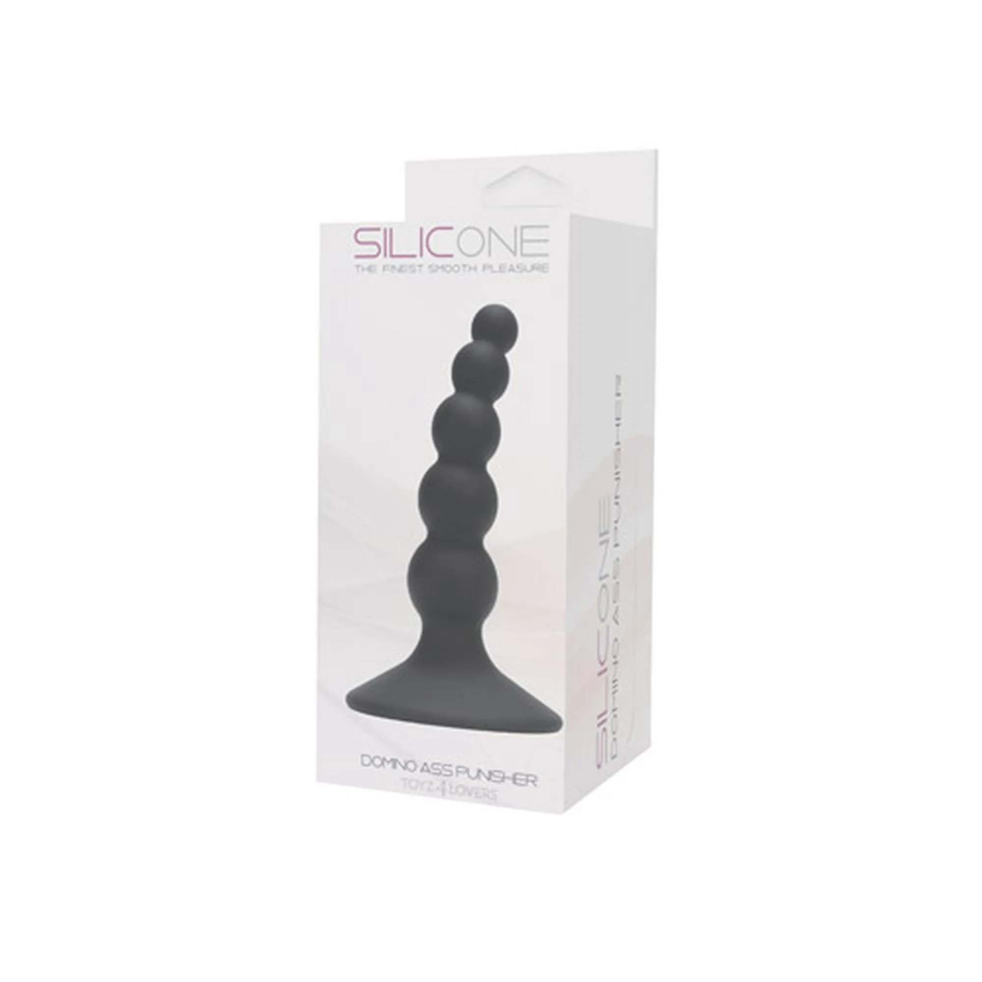 Toyz4lovers Domino Ass Punisher - Korek analny, Czarny, 10.5 cm