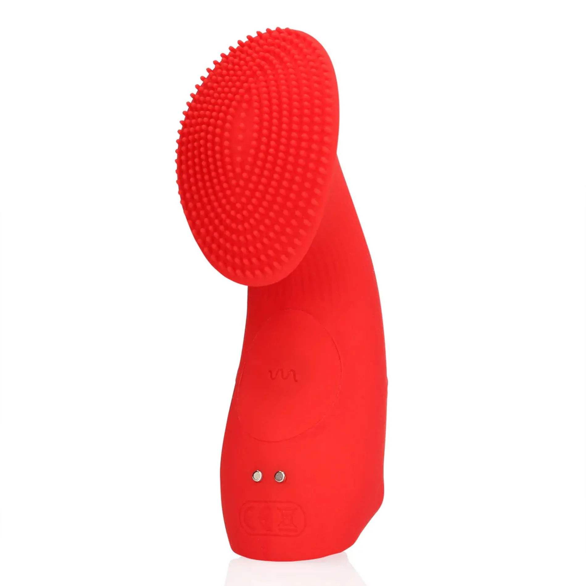Вибратор на палец Loveline Textured Finger, 11.7 см (красный)