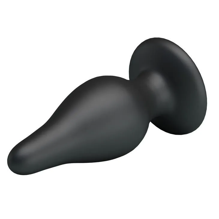 Анальна пробка Pretty Love Sturdy Silicone Anal Plug 15,4 см (чорний)