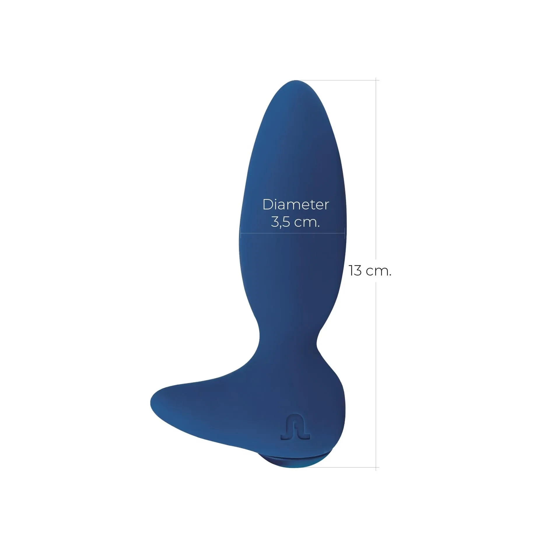 Анальная пробка Adrien Lastic Exploring Senses Little Rocket 2.0, 13 см (синий)
