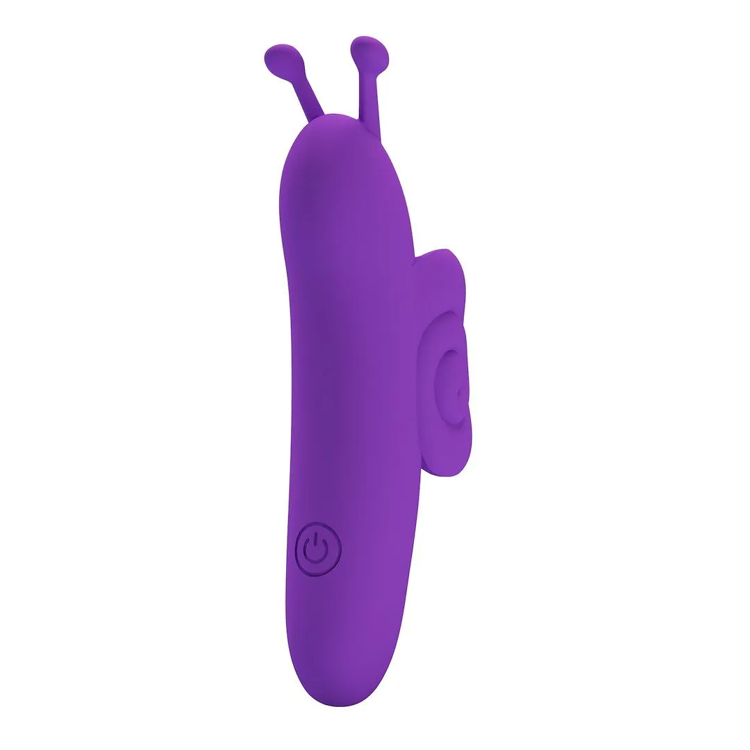 Вибратор на палец Pretty Love Snail Honey Finger, 10 см (фиолетовый)