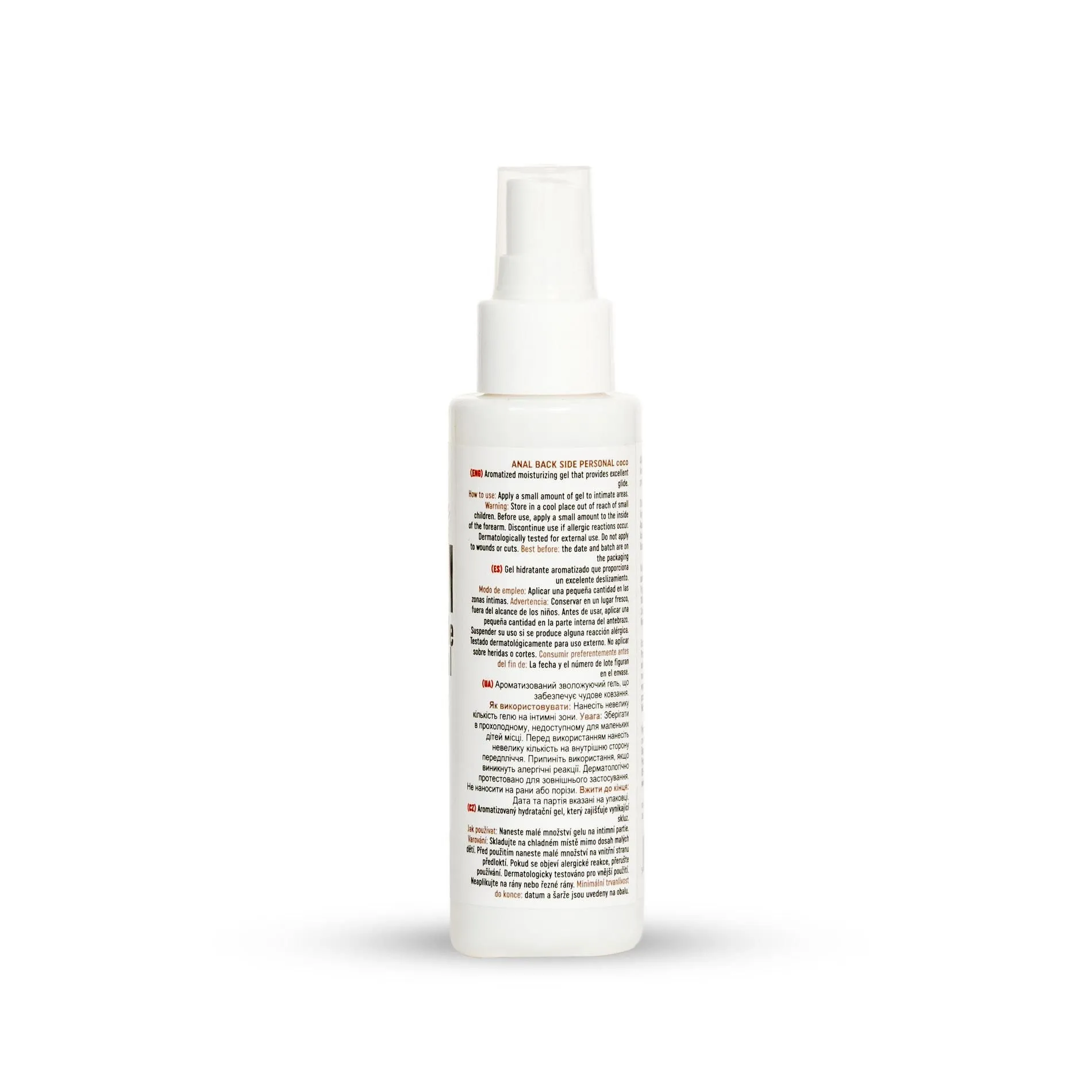 MyLove Anal Back Side Personal Coco - Lubrykant analny, Kokos, 100 ml