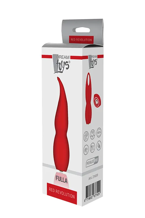 Вибростимулятор Dream Toys Red Revolution Fulla, 13 см (красный)