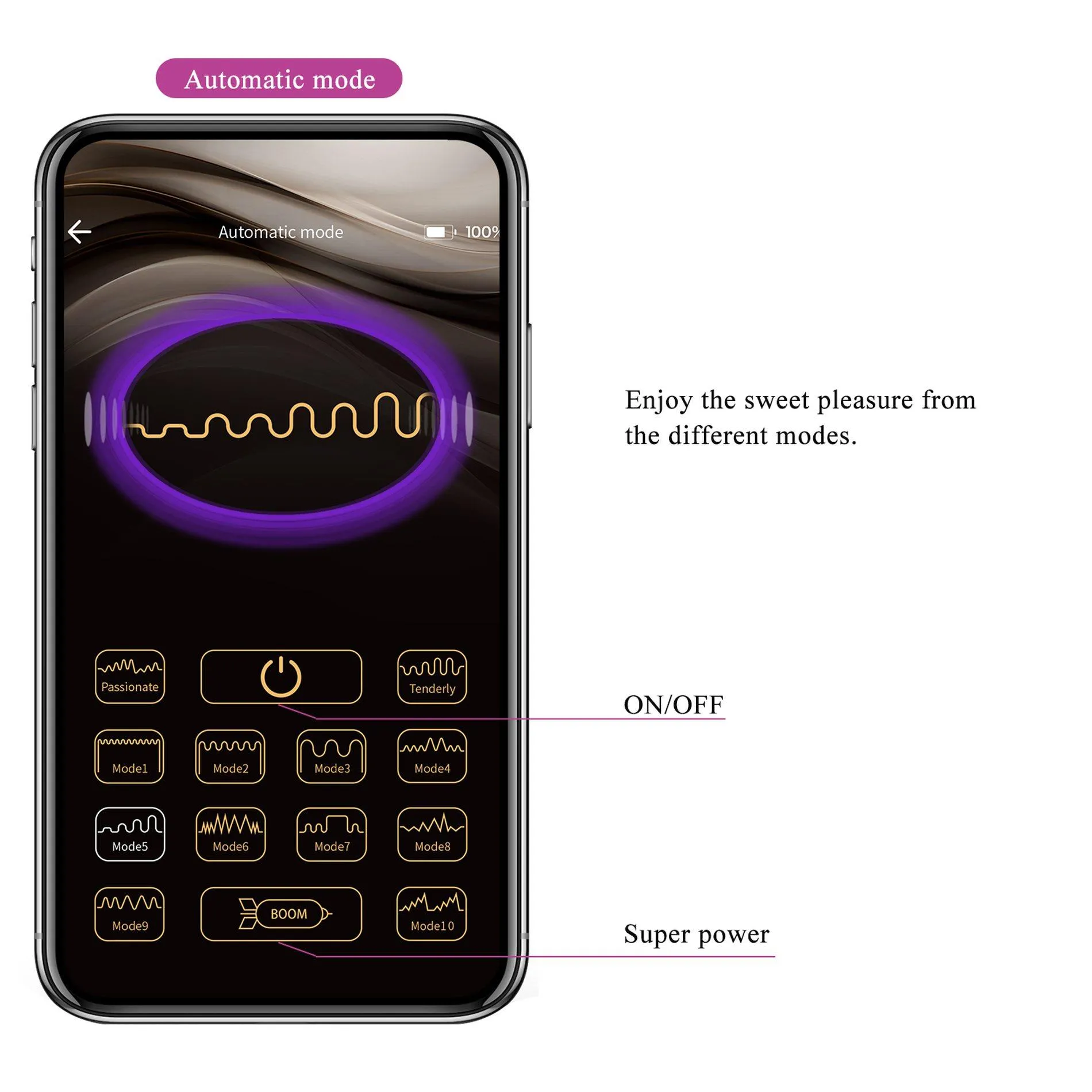 Виброяйцо Pretty Love Catalina, 10 см (фиолетовый)