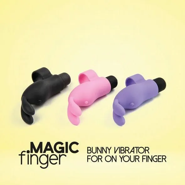 Вібратор на палець FeelzToys Magic Finger, 10 см (фіолетовий)