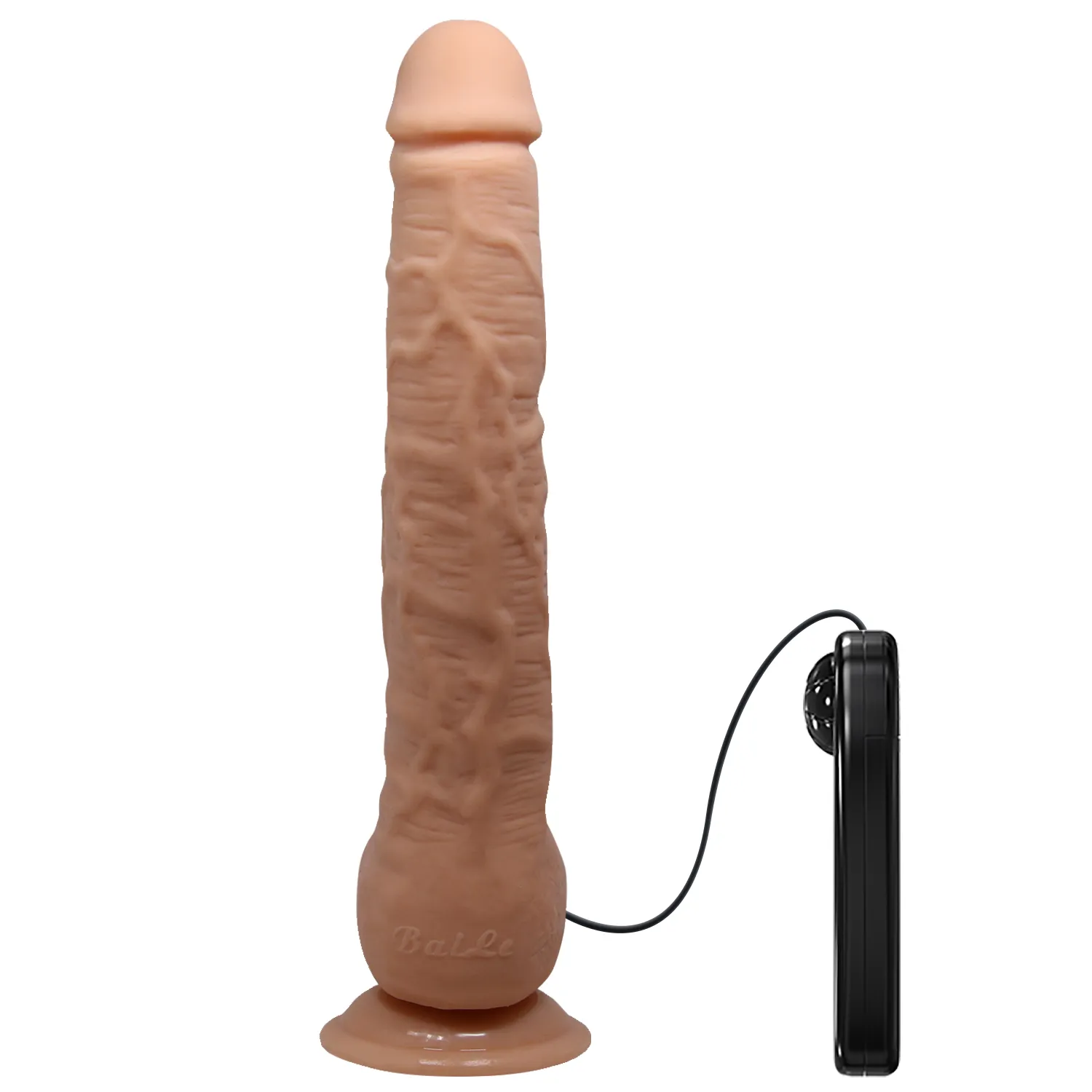 BAILE Beautiful Encounter Dick - Wibrator, W kolorze cielistym, 28 cm