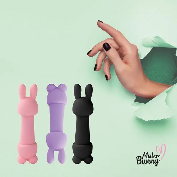 Вібратор для клітора FeelzToys Mister Bunny, 13,5 см (фіолетовий)