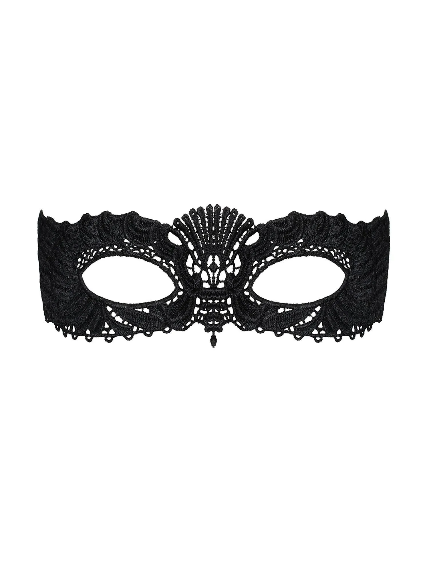 Еротична маска на очі Obsessive A700, One Size (чорний)