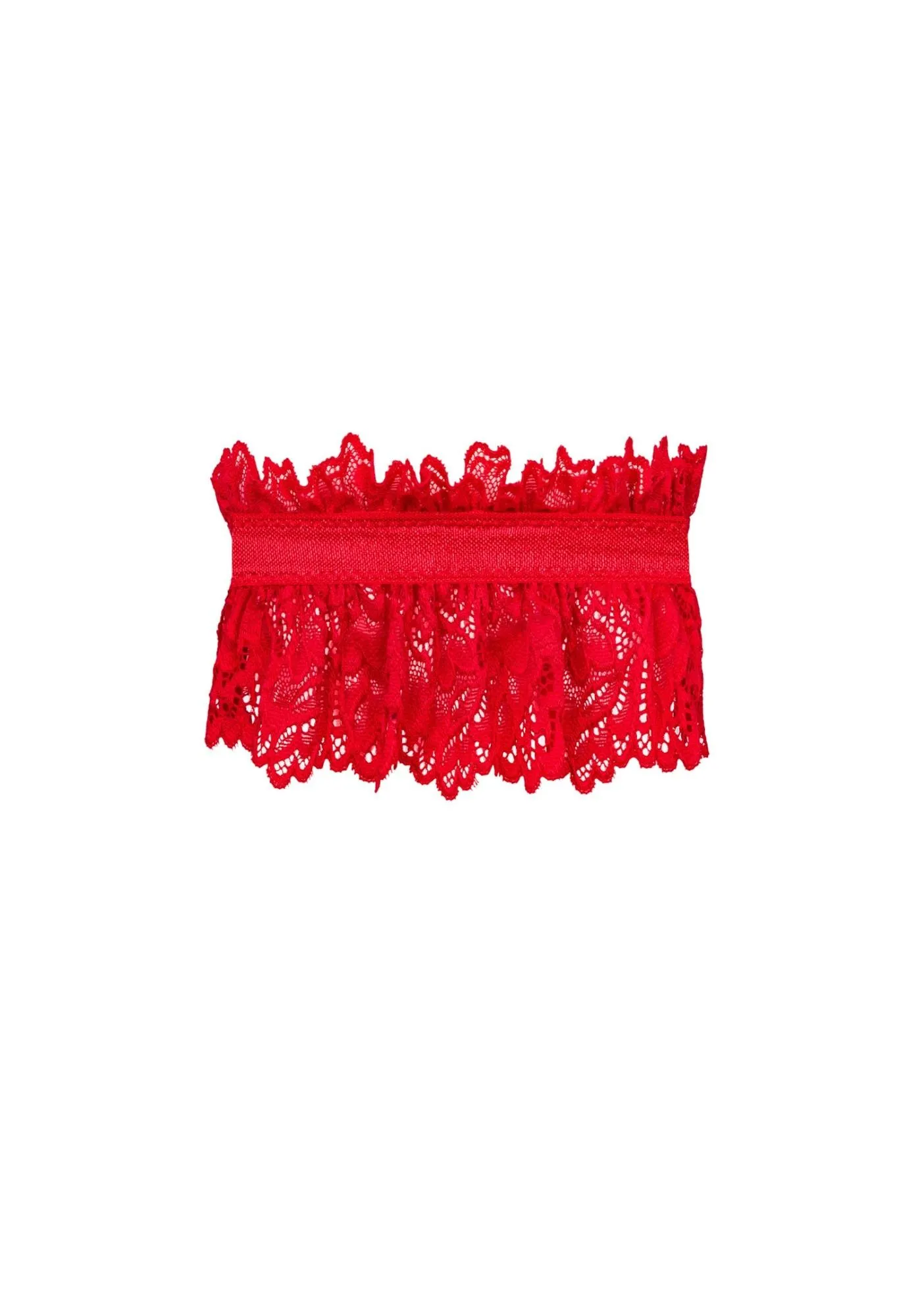 Подвязка Obsessive Amor Cherris, One Size (красный)