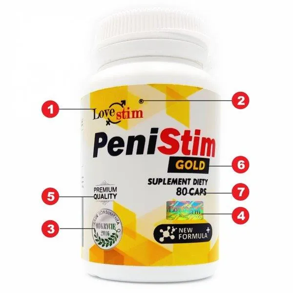Капсулы для потенции LoveStim PeniStim Gold, 80 шт