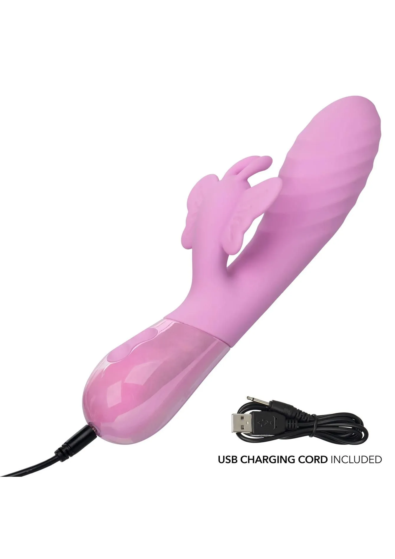 Вібратор-кролик Calexotics Dual Flutter, 11.5 см (бузковий)