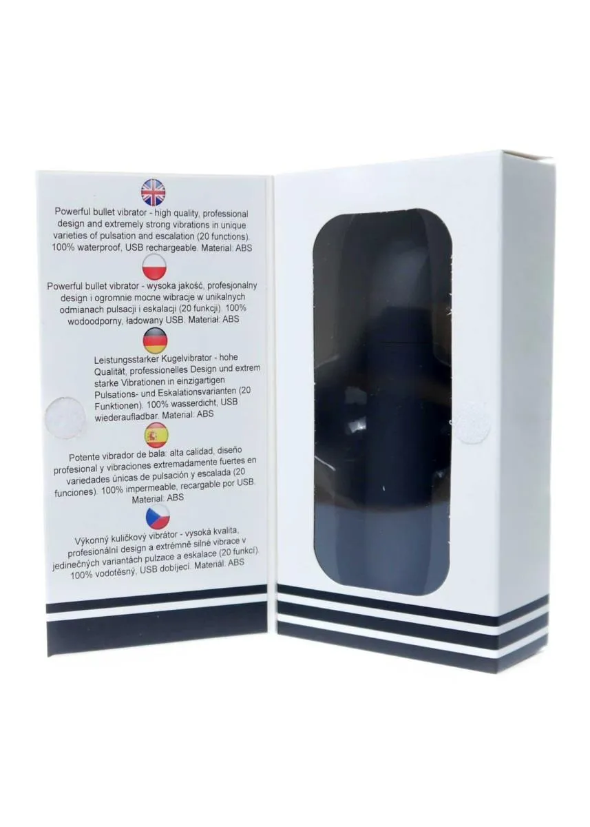 Міні-вібратор B - Series Magic Powerful Bullet, 10 см (чорний)