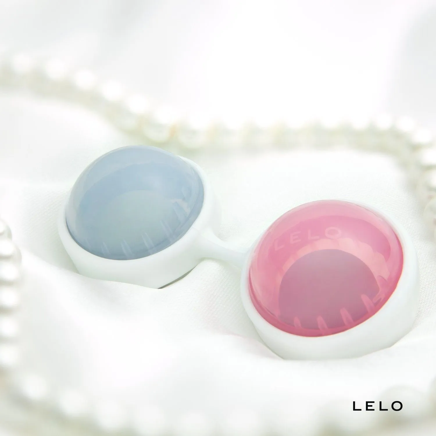 Вагинальные шарики Lelo Luna Beads (розовый и голубой)