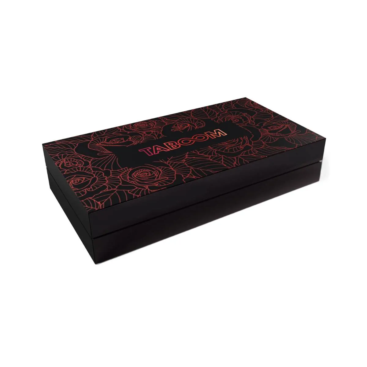 Taboom Wild Roses Ankle Cuffs - Uprząż na nogi, Czarny, 34 cm