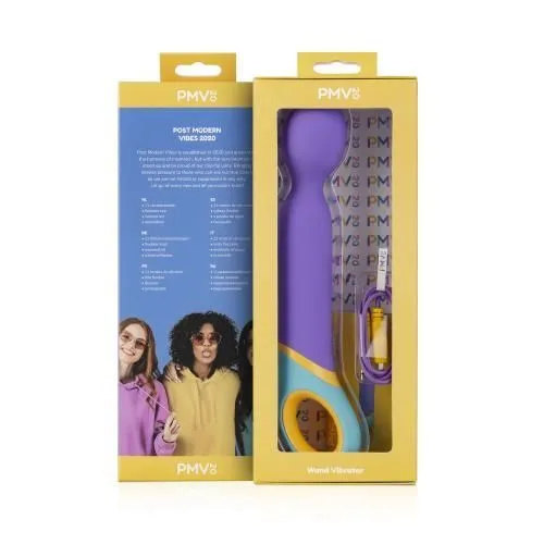 Універсальний вібромасажер PMV20 Base Wand Vibrator, 24 см (фіолетовий)