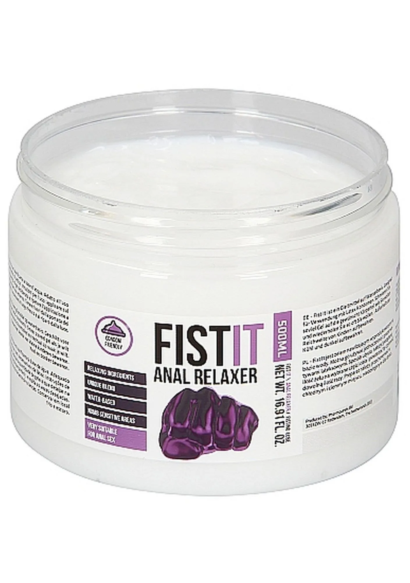 Fist It Fist It Water-Based - Lubrykant na bazie wody, Bezzapachowy, 500 ml