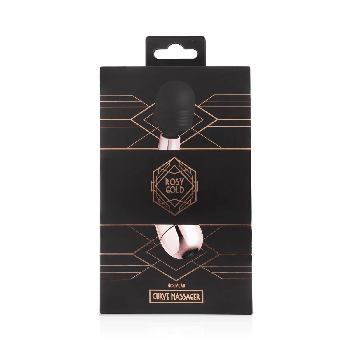 Вибратор Rosy Gold Nouveau Mini Curve, 12 см (розовое золото)