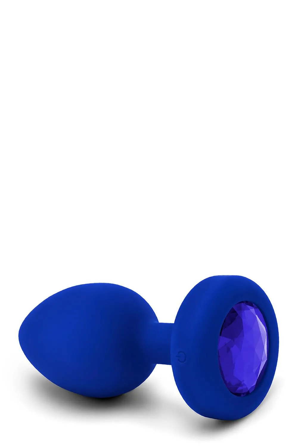 B-Vibe Vibrating Jewel Plug L/XL - Korek analny, Niebieski, 11.1 cm, L/XL