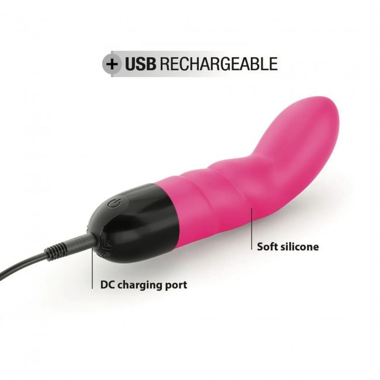 Dorcel Expert G 2.0 - Wibrator do punktu G, Różowy, 15 cm