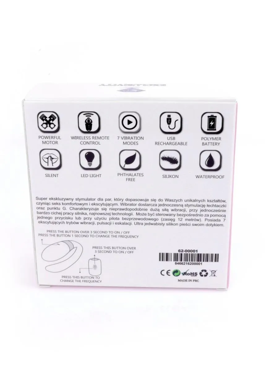 Boss Series V-Vibe - Wibrator, Różowy, 9 cm