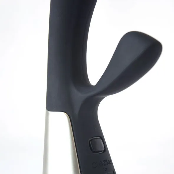 Kiiroo Fuse - Wibrator królik, Czarny, 18 cm
