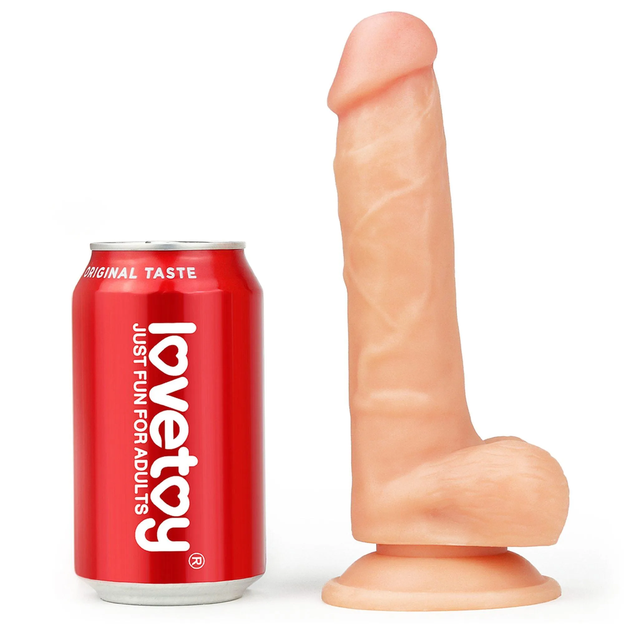 Страпон LoveToy Easy Set As Pic, 20 см (телесный)