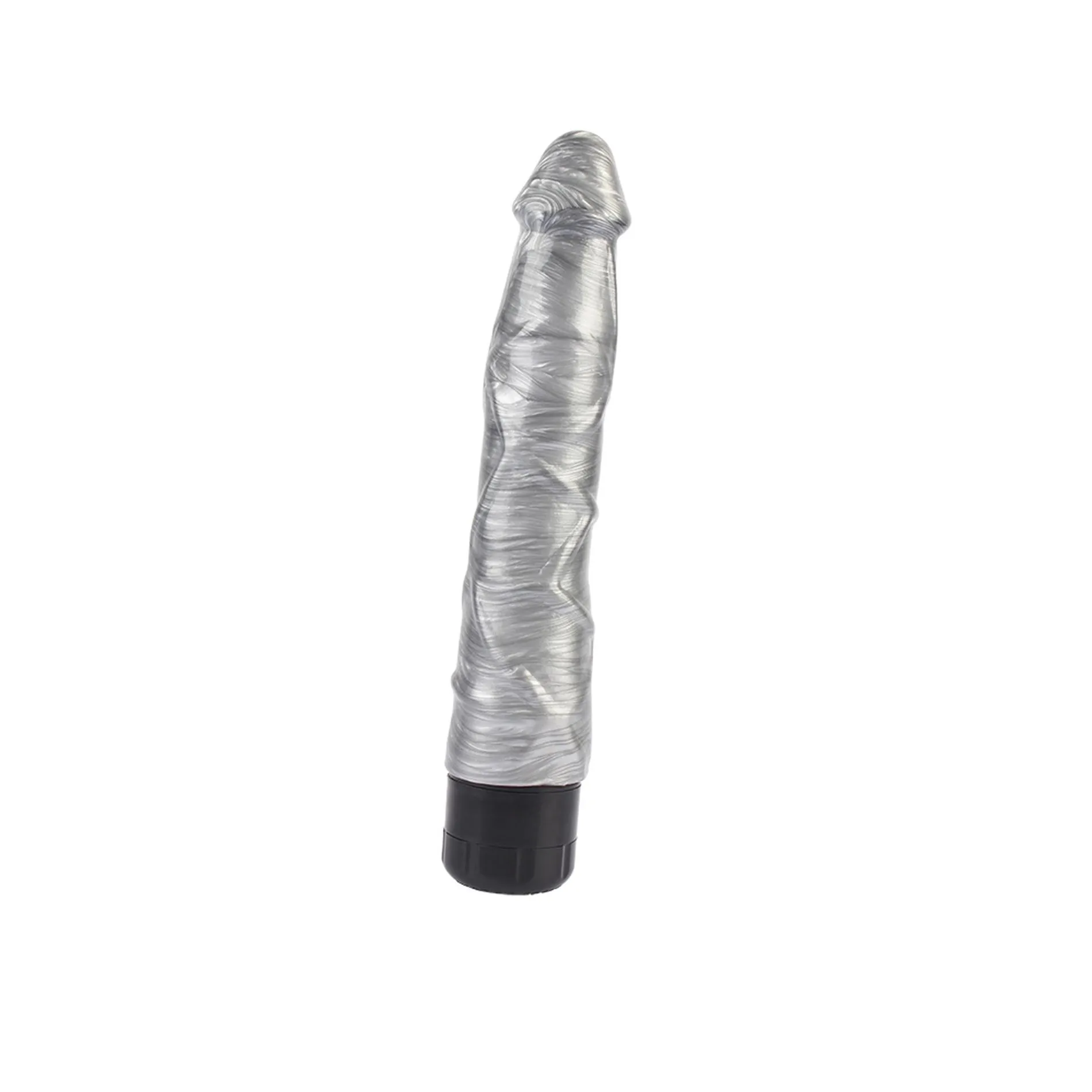 DarkMuscle Pleasure Ranger - Wibrator, Srebro, 22.5 cm